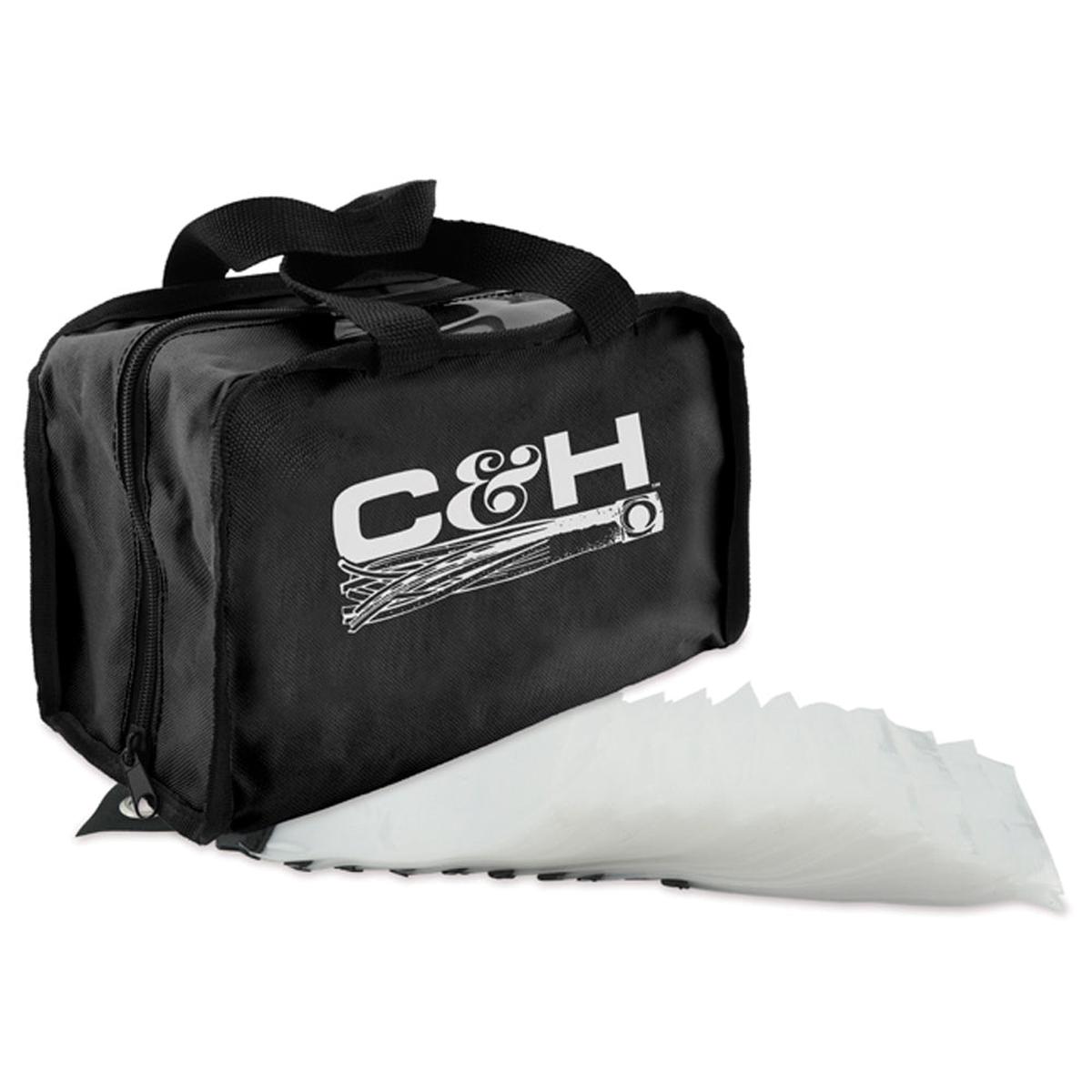 C&H, King Rig Bag with 50 Rig Bags Inside, Black