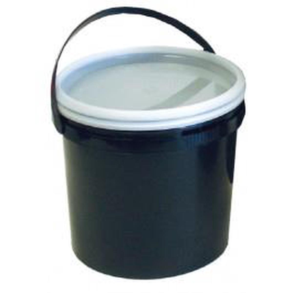 Lemco 5 Litre Black Bucket With clear Lid