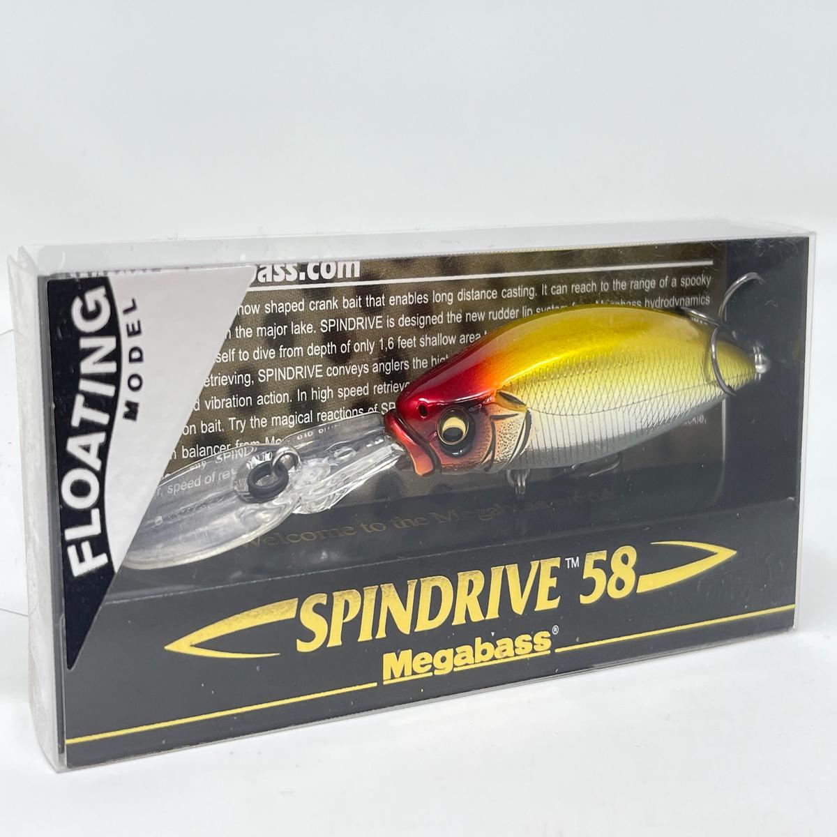 Megabass Spindrive 58 Floating #21 M Western Clown 58mm 5/16oz