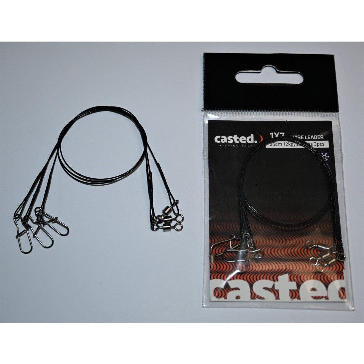 Casted Steel Wire Leaders 3pcs