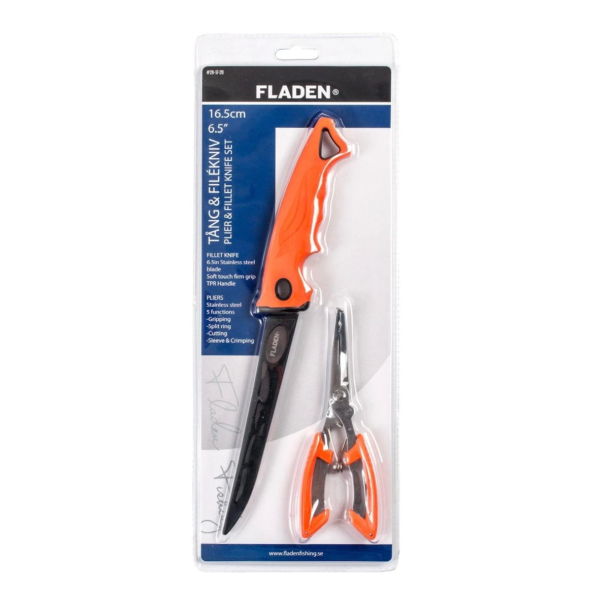 Fladen Tool Set (plier, knife 16cm)