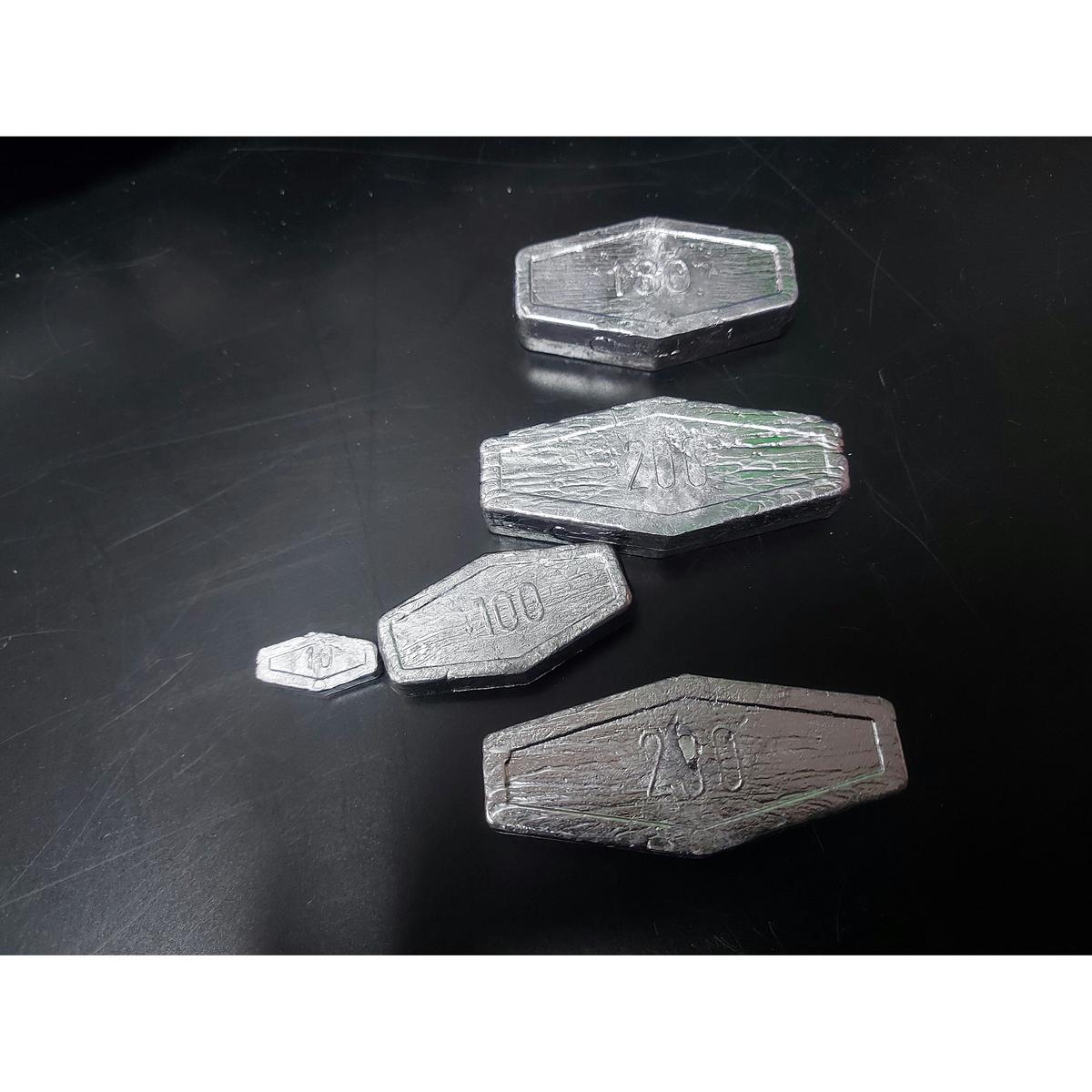 Flat Hexagonal Lead Sinker