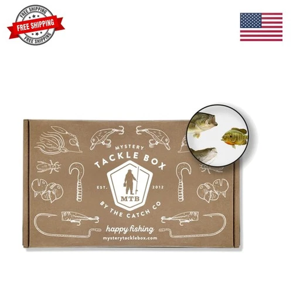 Mystery Tackle Box Freshwater Catch All Fishing Kit | Bass | Trout | Crappie ...