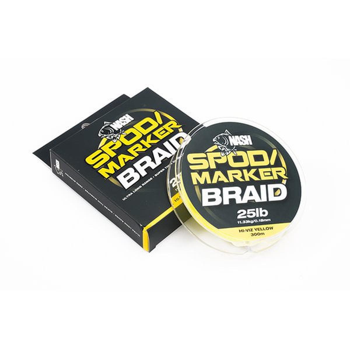 Nash Spod Marker Braid Hi Viz Yellow