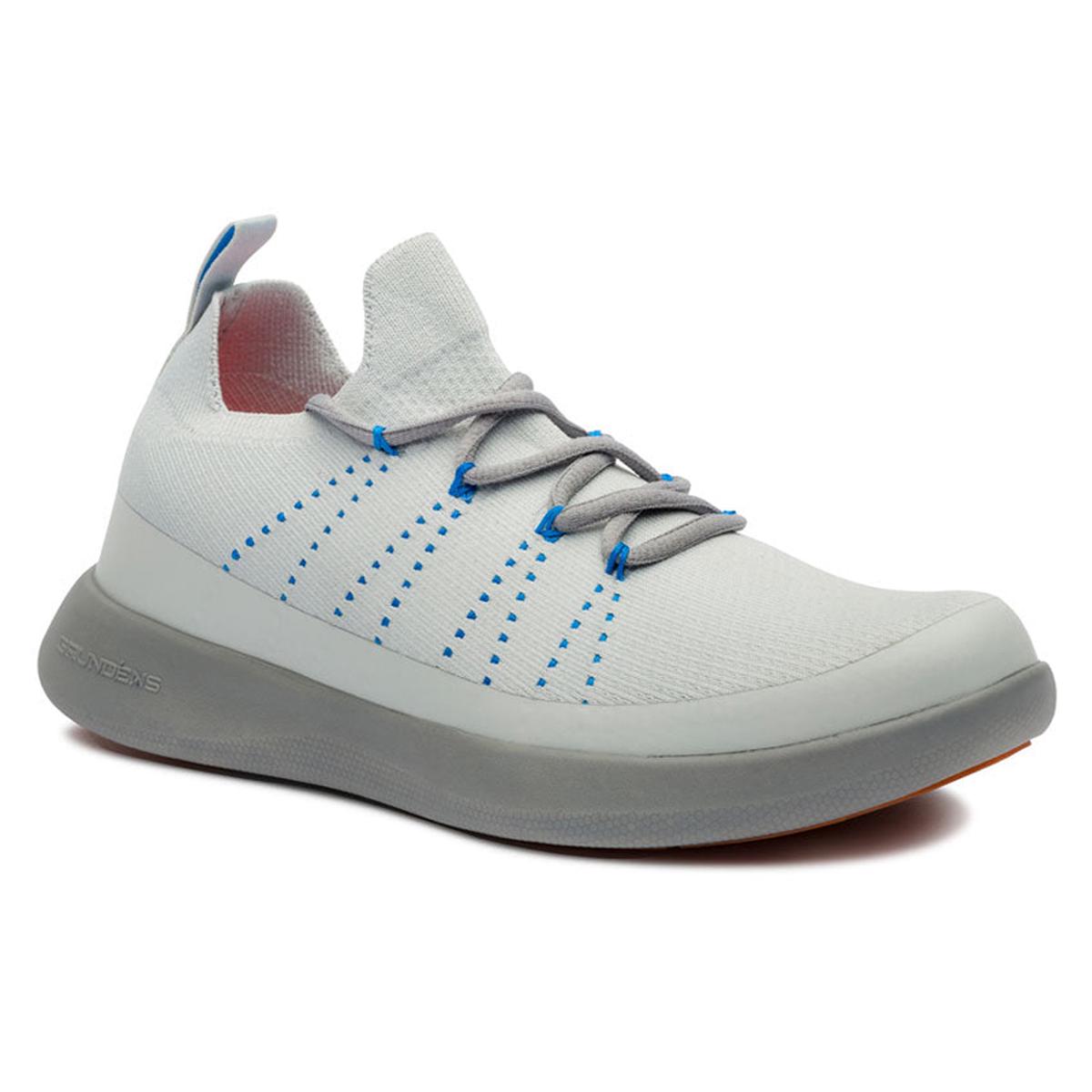 Grundns Sea Knit Boat Shoe Grey Mist