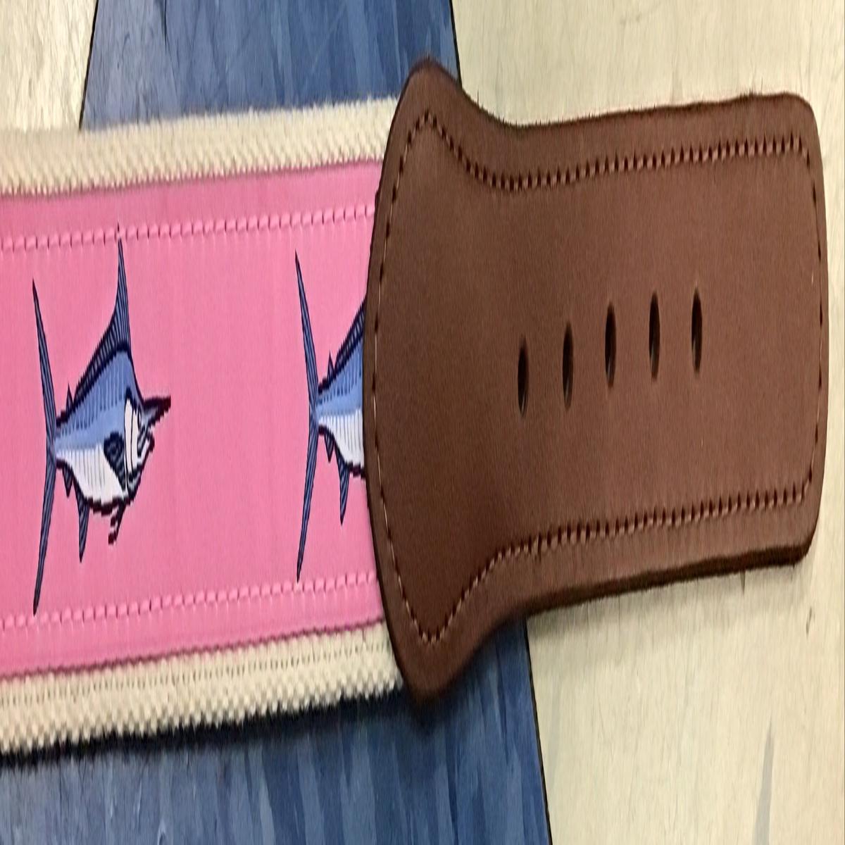 Zep-Pro Ribbon Belt Pink Marlin Natural